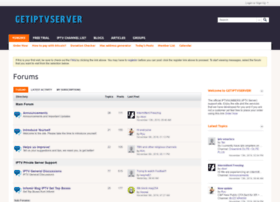 Getiptvserver.com thumbnail