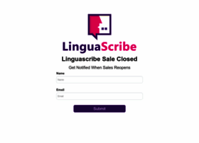 Getlinguascribe.in thumbnail