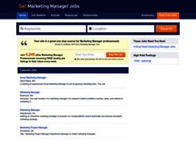 Getmarketingmanagerjobs.com thumbnail