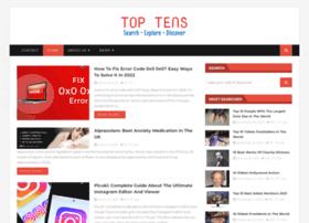 Gettoptens.com thumbnail