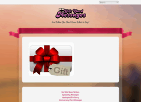 Giftcardmessages.com thumbnail