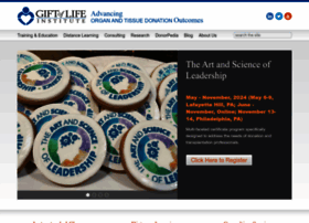 Giftoflifeinstitute.org thumbnail