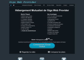 Gigawebprovider.com thumbnail