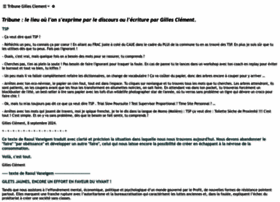 Gillesclement.com thumbnail