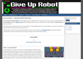 Giveuprobot.info thumbnail