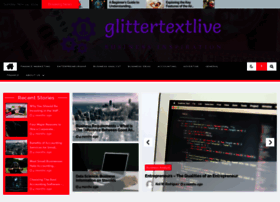 Glittertextlive.com thumbnail