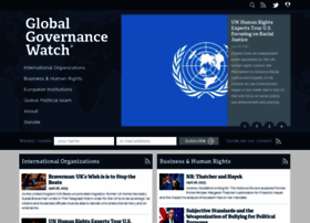 Globalgovernancewatch.org thumbnail