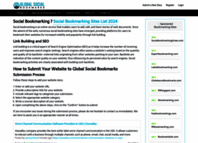 Globalsocialbookmarks.com thumbnail