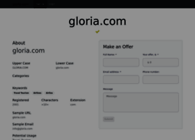 Gloria.com thumbnail