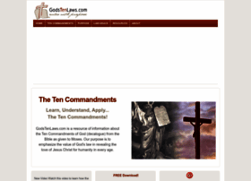 Godstenlaws.com thumbnail