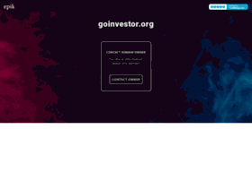 Goinvestor.org thumbnail