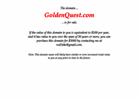 Goldenquest.com thumbnail