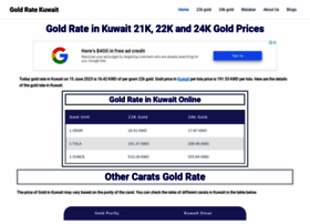 Goldratekuwait.online thumbnail