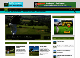 Golfersimpact.com thumbnail