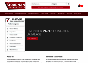 Goodmanrepairparts.com thumbnail