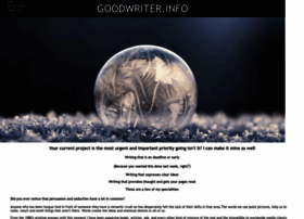 Goodwriter.info thumbnail