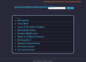 Governingthemetropolis.com thumbnail