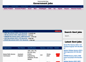 Governmentjob.page thumbnail