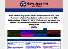 Govt-jobs.info thumbnail
