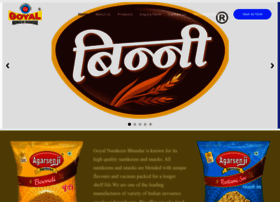 Goyalnamkeenbhandar.com thumbnail