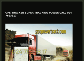 Gpspowertrack.com thumbnail
