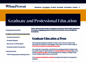 Graduateadmissions.upenn.edu thumbnail