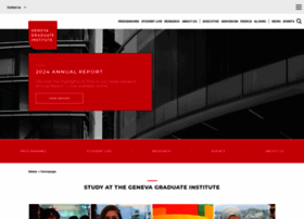Graduateinstitute.ch thumbnail