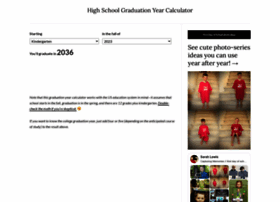 Graduationyearcalculator.com thumbnail