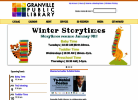 Granvillelibrary.org thumbnail