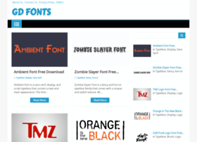 Graphicdesignfonts.com thumbnail