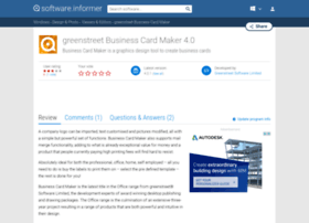 Greenstreet-business-card-maker.software.informer.com thumbnail