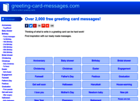 Greeting-card-messages.com thumbnail
