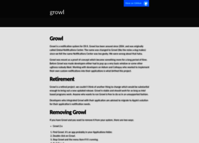 Growl.info thumbnail