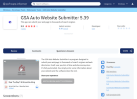 Gsa-auto-website-submitter.software.informer.com thumbnail