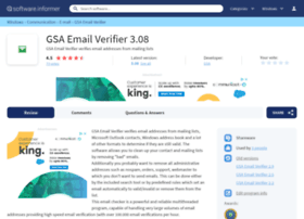 Gsa-email-verifier.software.informer.com thumbnail