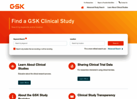 Gsk-clinicalstudyregister.com thumbnail