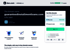 Guaranteedinstallmentloans.com thumbnail