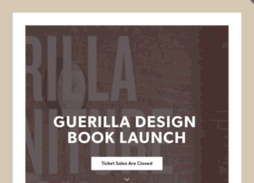 Guerilladesignbooklaunch.splashthat.com thumbnail