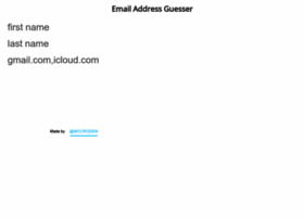 Guesser.email thumbnail