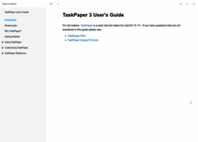 Guide.taskpaper.com thumbnail