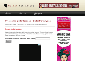 Guitarforanyone.com thumbnail