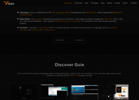 Guix.gnu.org thumbnail