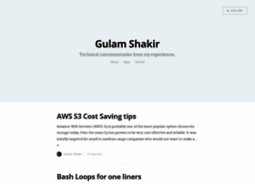 Gulamshakir.com thumbnail