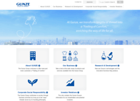 Gunze-group.cn thumbnail