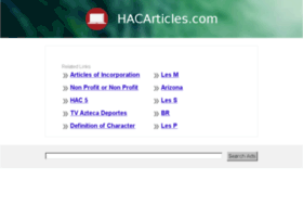 Hacarticles.com thumbnail