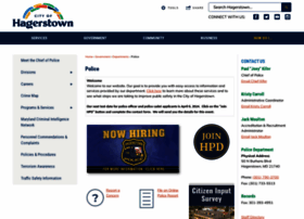 Hagerstownpd.org thumbnail