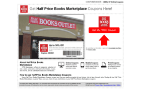 Halfpricebooks.couponrocker.com thumbnail