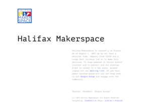Halifaxmakerspace.org thumbnail