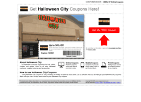 Halloweencity.couponrocker.com thumbnail