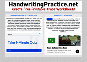 Handwritingpractice.net thumbnail
